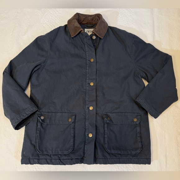 Zara Other - Zara Navy Barn Jacket Size Small Coat